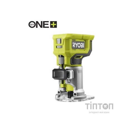 Фрезер Ryobi кромковий RTR18-0, ONE+ 18В, мікрорегулювання, LED підсвічування (без АКБ та ЗП) (5133005654)