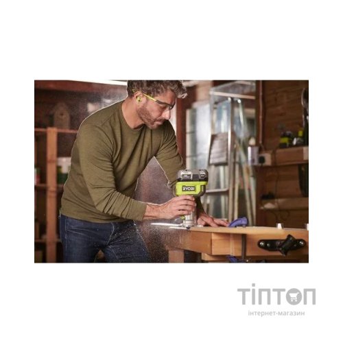 Фрезер Ryobi кромковий RTR18-0, ONE+ 18В, мікрорегулювання, LED підсвічування (без АКБ та ЗП) (5133005654)