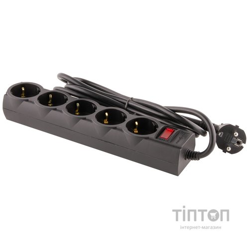 Фильтр питания LogicPower 5 розеток 3м LP-X5 Premium Black (LP9584)