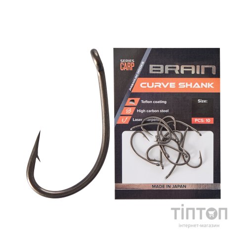 Гачок Brain Curve Shank 2 (10 шт/уп) (1858.80.13)