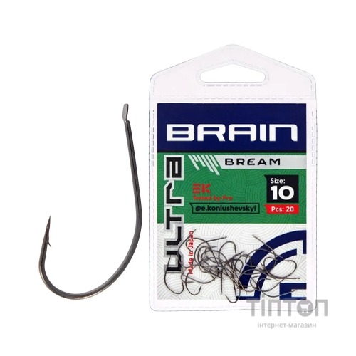 Гачок Brain Ultra Bream 10 (20шт/уп) (1858.52.59)