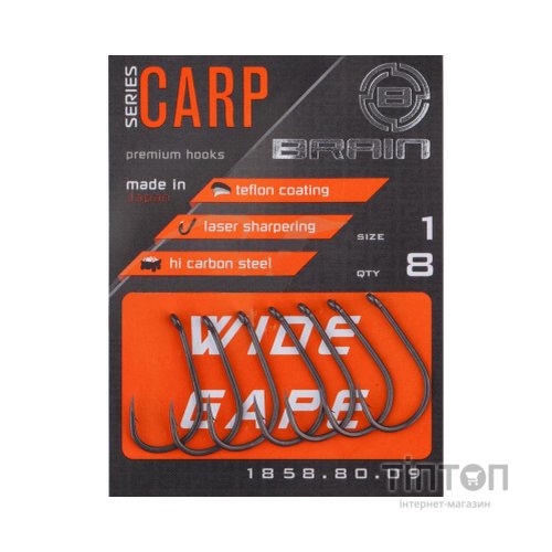 Гачок Brain Wide Gape 01 (8 шт/уп) (1858.80.09)