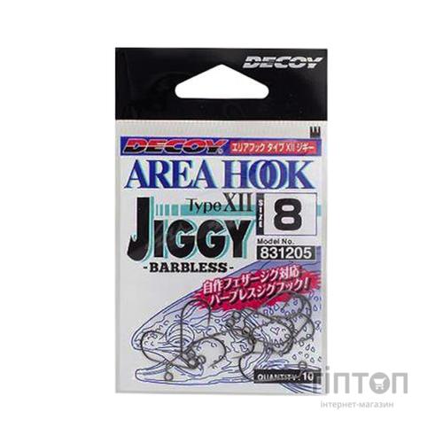 Гачок Decoy AH-12 Area Hook Jiggy 06 (10 шт/уп) (1562.08.75)