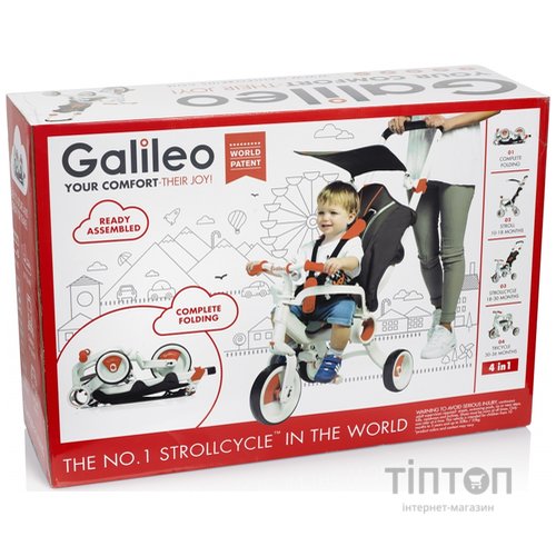 Galileo Триколісний велосипед Strollcycle (Червоний)