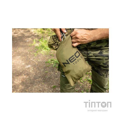Гамак Neo Tools із москітною сіткою 330х140 см Зелений (63-123)