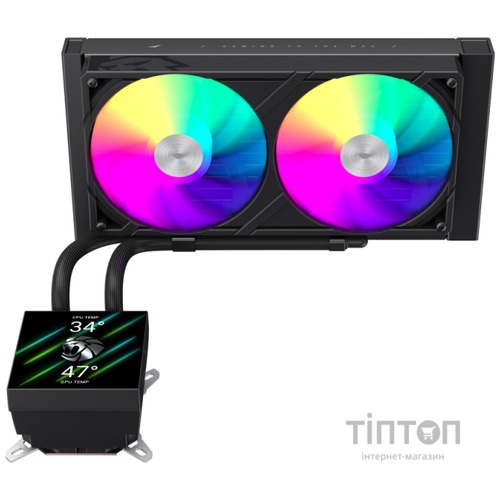GAMEMAX GLACIER 240 LCD BK