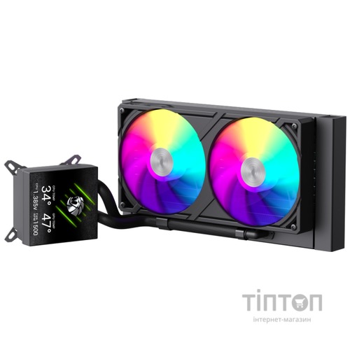 GAMEMAX GLACIER 240 LCD BK