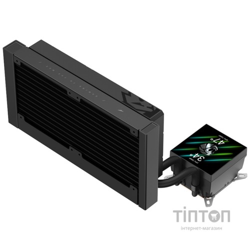 GAMEMAX GLACIER 240 LCD BK