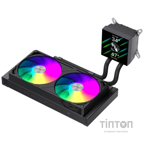 GAMEMAX GLACIER 240 LCD BK