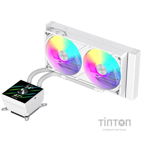 GAMEMAX GLACIER 240 LCD WH