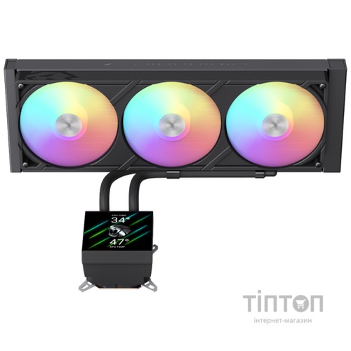 GAMEMAX GLACIER 360 LCD BK