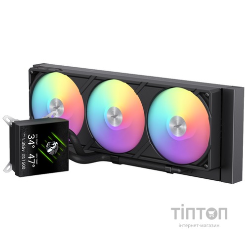 GAMEMAX GLACIER 360 LCD BK