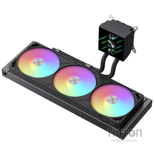 GAMEMAX GLACIER 360 LCD BK