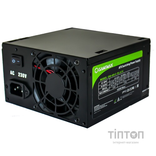 GAMEMAX GM-400-8CM Black