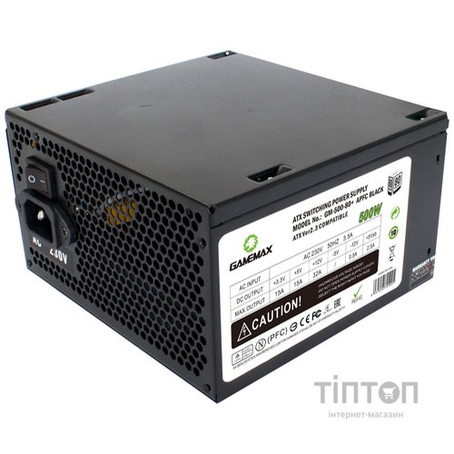 GAMEMAX GM-500 80+ APFC Black