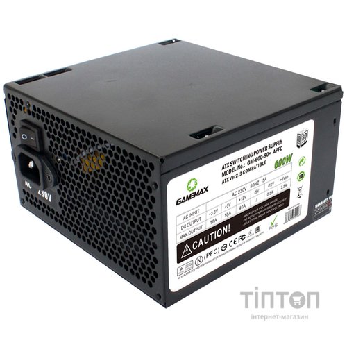GAMEMAX GM-600 80+ APFC Black