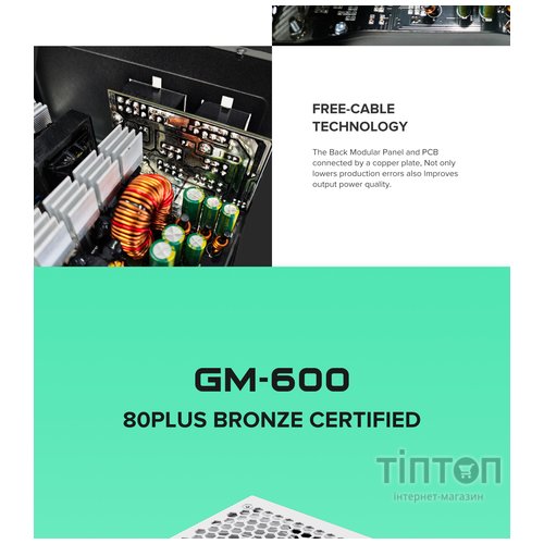 GAMEMAX GM-600 Modular white