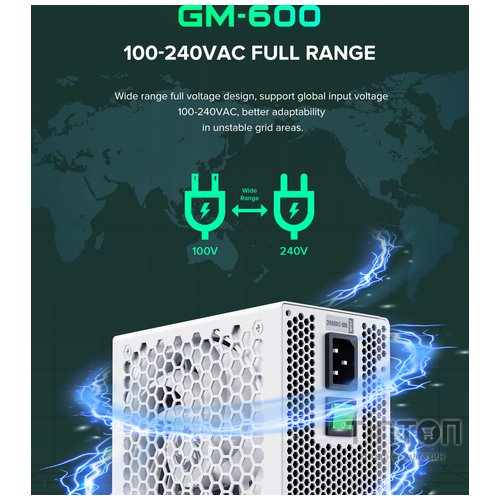 GAMEMAX GM-600 Modular white