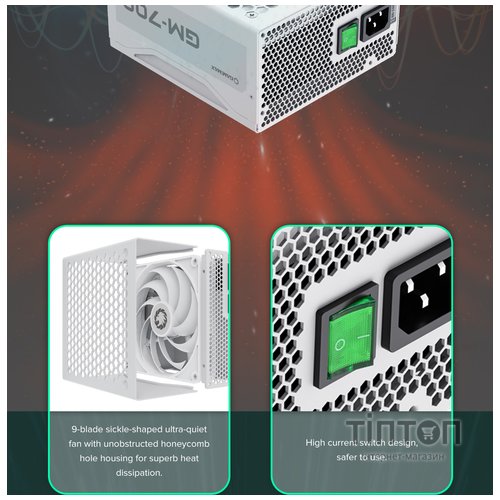 GAMEMAX GM-700 Modular white