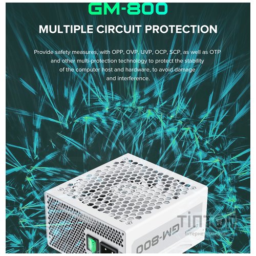 GAMEMAX GM-800 Modular white