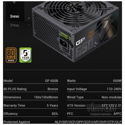 GAMEMAX GP 650B