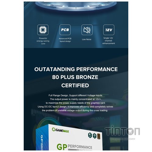 GAMEMAX GP-750 White