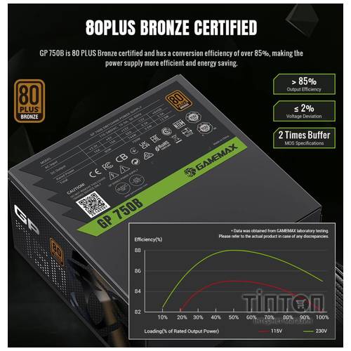 GAMEMAX GP 750B