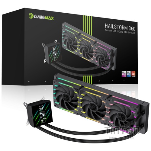 GAMEMAX HAILSTORM 360 BK