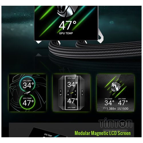 GAMEMAX HAILSTORM 360 BK