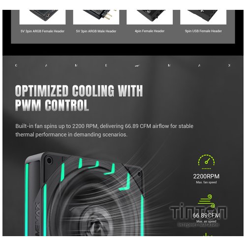 GAMEMAX HAILSTORM 360 BK