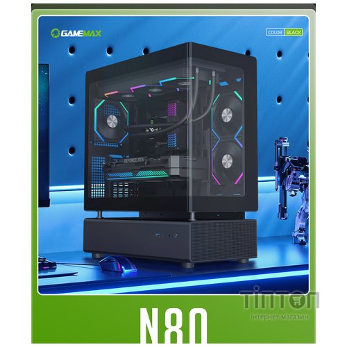GAMEMAX N80 BK