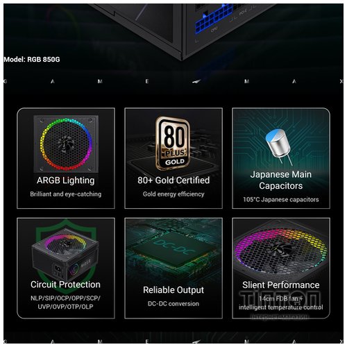 GAMEMAX RGB 850G
