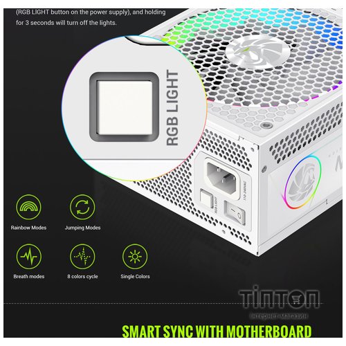 GAMEMAX RGB PRO 750G WH