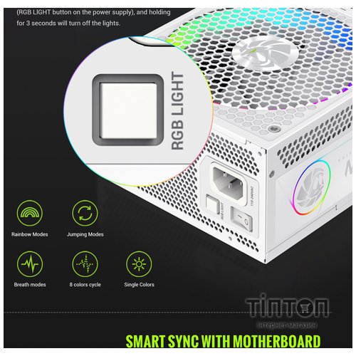 GAMEMAX RGB PRO 850G WH