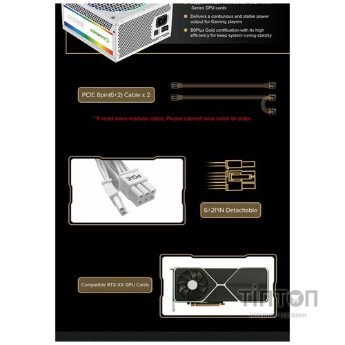 GAMEMAX RGB850 PRO WH