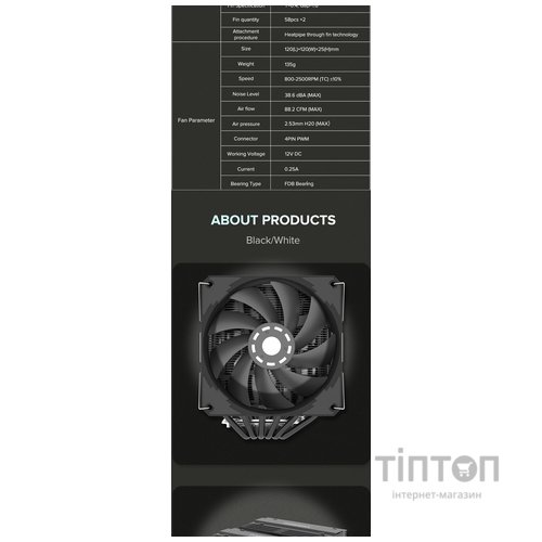 GAMEMAX Twin 600 Black