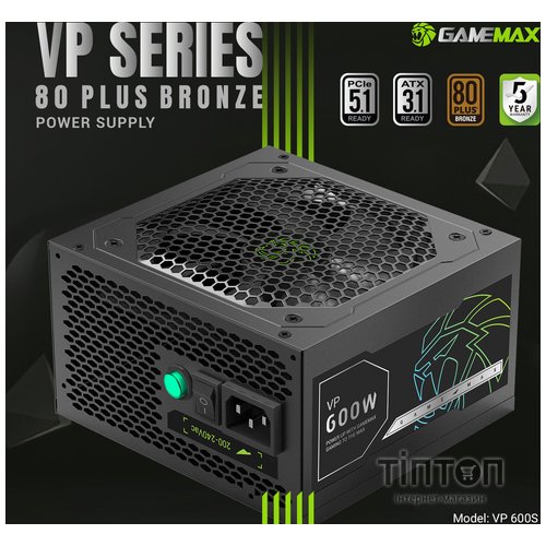 GAMEMAX VP 600S BK