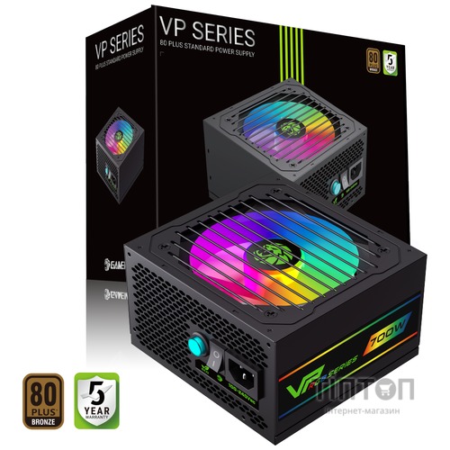 GAMEMAX VP 700S BK-RGB