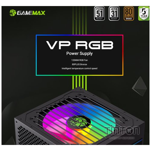 GAMEMAX VP 700S BK-RGB