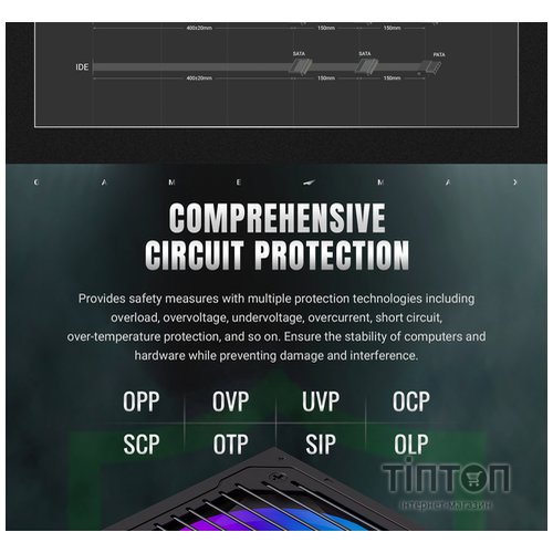 GAMEMAX VP 700S BK-RGB
