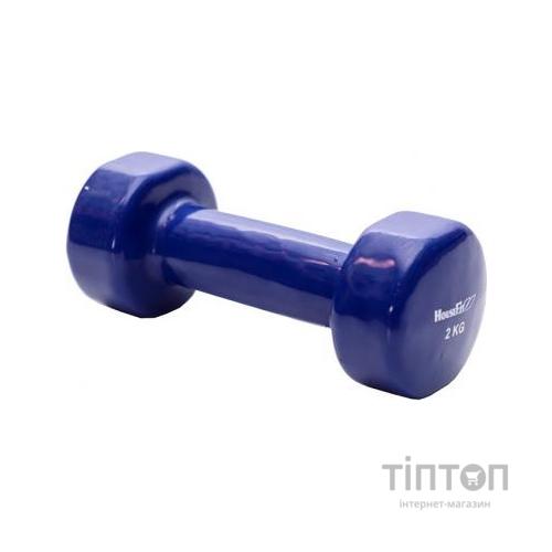 Гантель HouseFit з вініловим покриттям 2 кг (D086/DD6948-2)