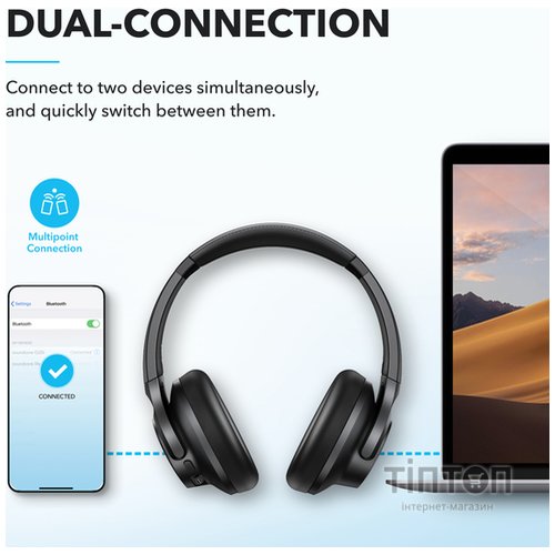 Навушники Anker SoundСore Q20i Black (A3004G11)