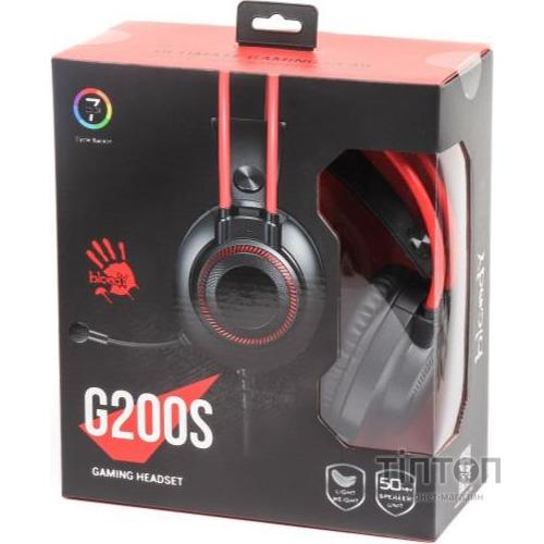 Гарнітура Bloody G200S Black/Red (G200S Bloody Black/Red)