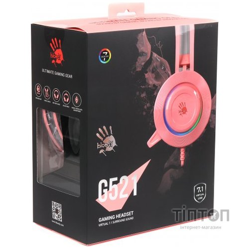 Гарнітура Bloody G521 Pink (G521 Bloody Pink)