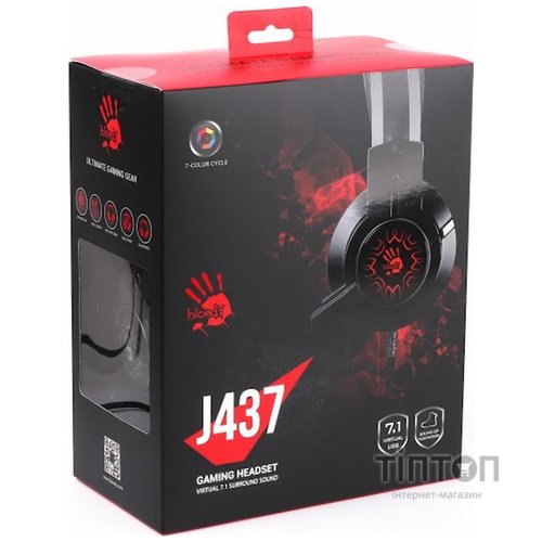 Гарнітура Bloody J437 Black (J437 Bloody Black)
