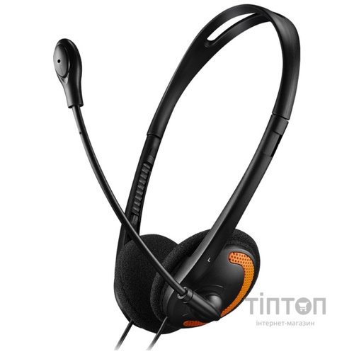 Навушники Canyon HS-01 Black-Orange (CNS-CHS01BO)