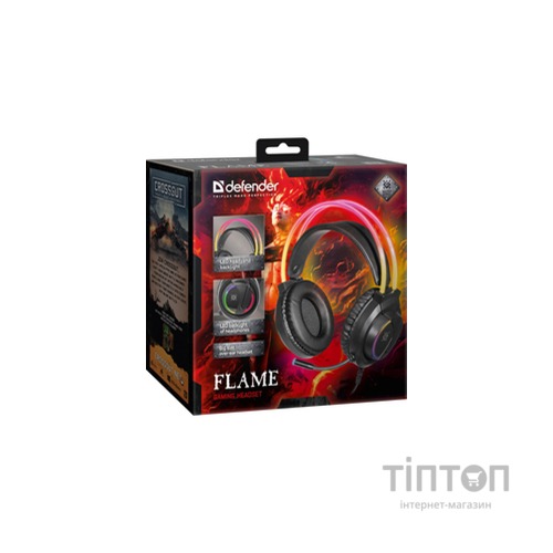 Гарнітура Defender Flame RGB (64555) Black