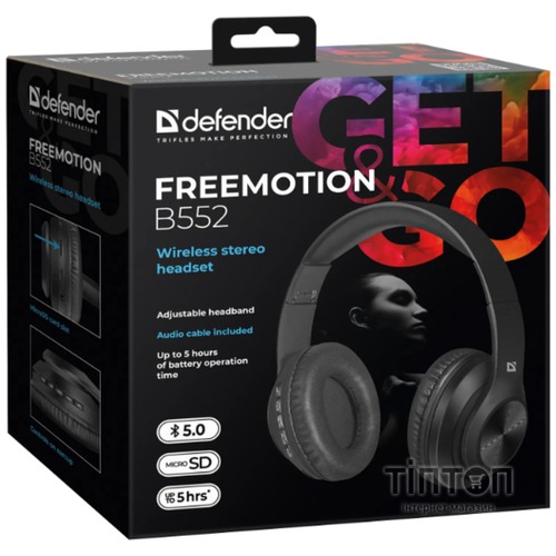 Гарнітура Defender FreeMotion B552 Black (63552)