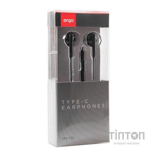 Гарнітура ERGO VM-730 Type-C Black