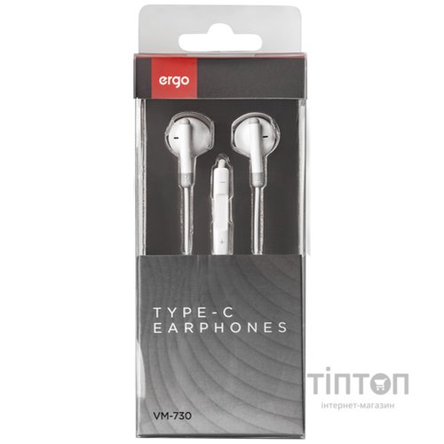 Гарнітура ERGO VM-730 Type-C White